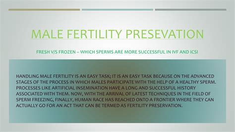 Ppt Fertility Preservation Powerpoint Presentation Free Download