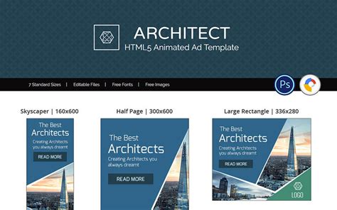 Professional Services Architect Ad Banner Animated Banner