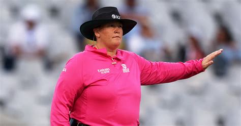 First Female Umpire In English County Cricket Championship The New