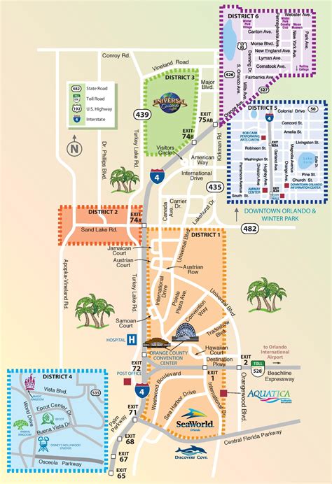 Orlando tourist map - Ontheworldmap.com