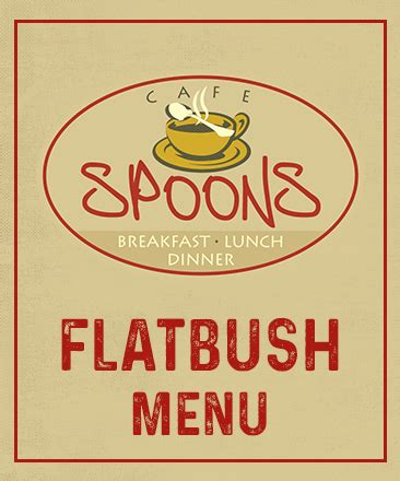 Menus – Spoons Cafe