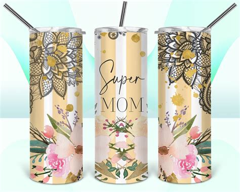 Tumbler Design Mothers Day Png Sublimation Tumbler 20oz Mom Etsy