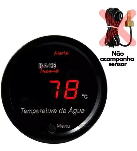 Medidor Temperatura Agua Marcador Digital Mm Racetronix Vm Frete Gr Tis