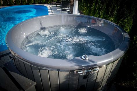 Balia Ogrodowa Jacuzzi Hot Tuba Bania Gor Ca Beczka Dysze Hydromasa