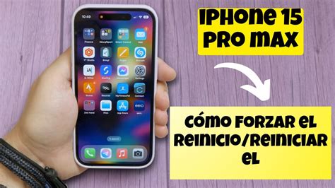 C Mo Forzar El Reinicio Reiniciar El Iphone Pro Max Youtube