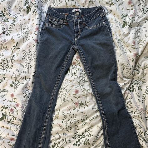 Size Lowrise Flare Bongo Jeans Not Sure Depop