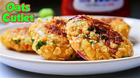 Evening Snacks Recipe Oats Cutlet Recipe Snacks Recipe Easy Snack