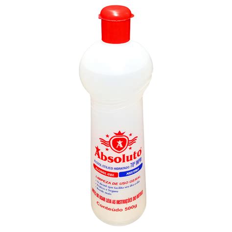 Alcool Gel 70 Inpm Bactericida 500 Gramas Caixa 12X500 Absoluto CV