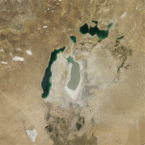 Aral Sea, 2000-2008 : Image of the Day