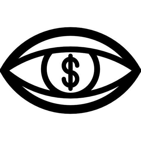 greed, banking, Dollar, Bank, Eye, Business, Dollar Symbol icon