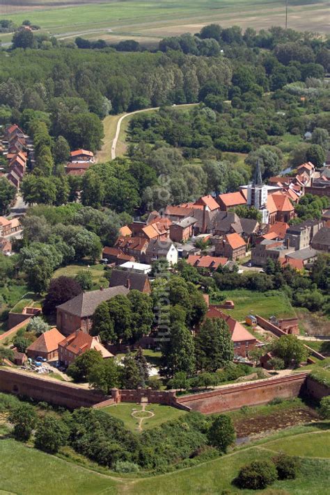 Dömitz von oben Festung Dömitz