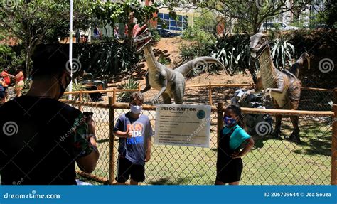 Dinosaur Pond In Salvador Editorial Stock Image Image Of Raptor