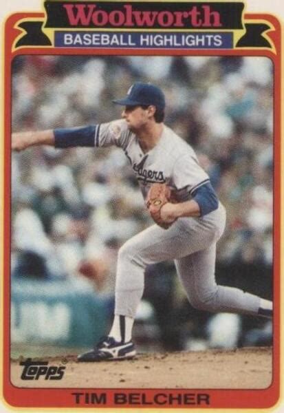 1989 Topps Woolworth Baseball Highlights 29 Tim Belcher For Sale