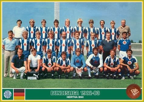 Fan Pictures Bundesliga 1982 83 Mannschaftsbild