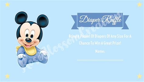 Baby Mickey Mouse Boy Baby Shower Invitation - Etsy