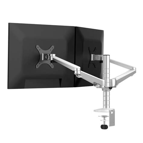 adjustable dual monitor stand increase productivity  comfort