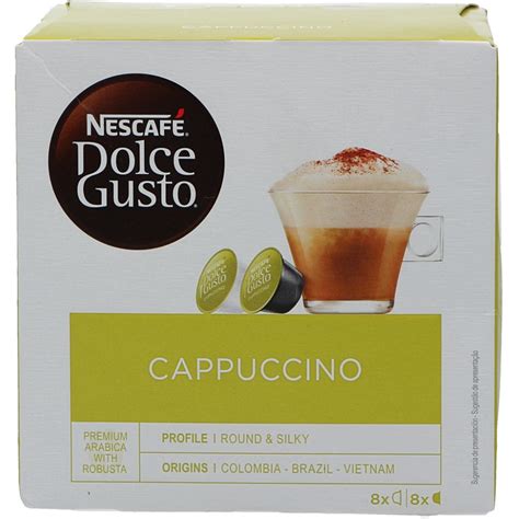 Cappuccino Nescafé Dolce Gusto 186 4g Café Cafés Chás