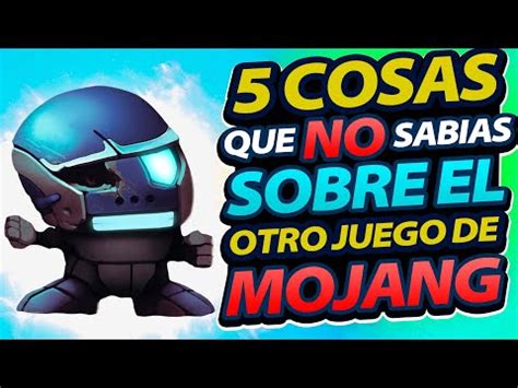 5 Cosas Que NO SABIAS Sobre El OTRO JUEGO DE MOJANG YouTube