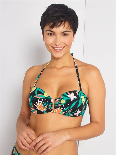 Reggiseno Bikini A Fascia Con Coppe Sagomate NERO Kiabi 14 00