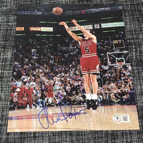 Mavin John Paxson Signed Autograph 8x10 Photo Chicago Bulls Nba