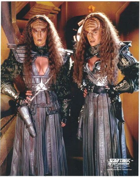 Star Trek The Next Generation Klingon sisters Lursa and B'Etor 8 x 10 ...