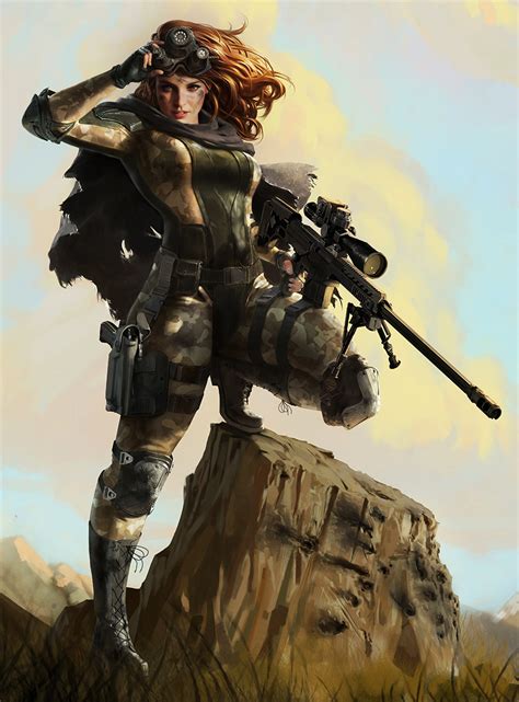 Artstation Sniper Girl