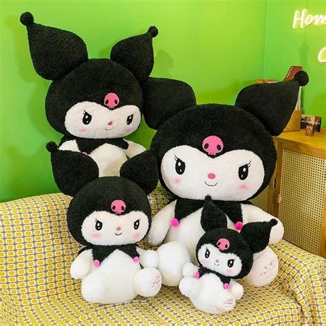 Sanrio Куроми 70 см большая мягкая игрушка аниме хеллоу китти kuromi ...