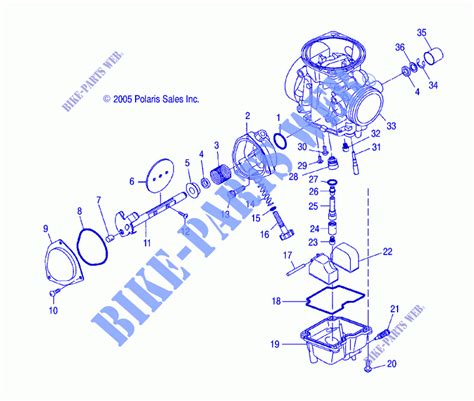 Carburateur Lower Pour Polaris Outlaw De Polaris