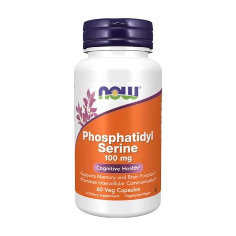 Fosfatidil serin NOW, 100 mg (60 kapsula) | extenlab.hr