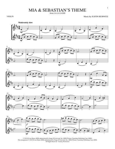 Mia And Sebastian's Theme Piano Sheet Music With Letters / Mia Amp ...