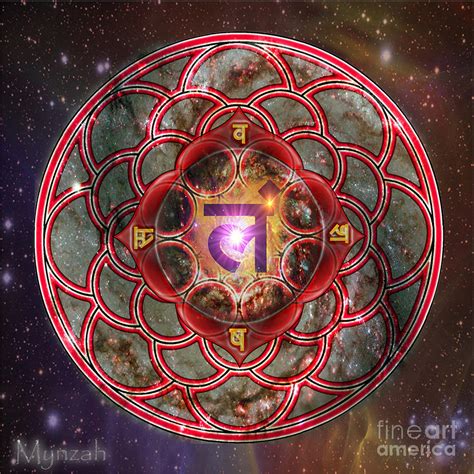 Root Chakra Muladhara Digital Art By Mynzah Osiris