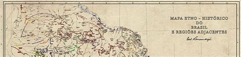 Mapa Etno Hist Rico Re Ne L Nguas Ind Genas Do Brasil Mapas Acad Micos