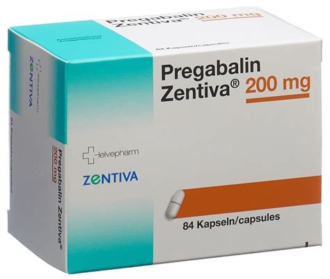 PREGABALINE Zentiva Kaps 200 Mg Blist 84 Stk Online Bestellen