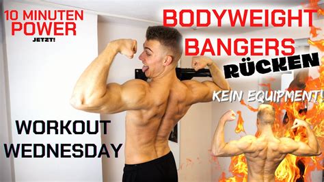 Bodyweight Bangers Episode R Cken Kein Equipment Intensiver Burn