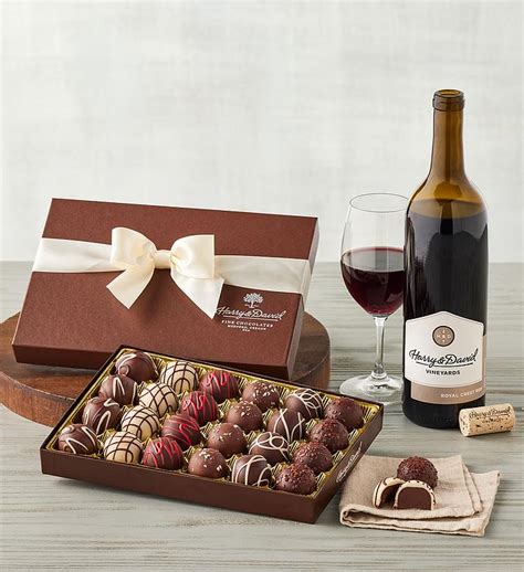 Chocolate Truffles with Harry & David Wine | Harry & David