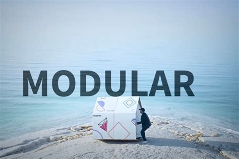 Modular Pop Up House That Can Folded In The Suitcase