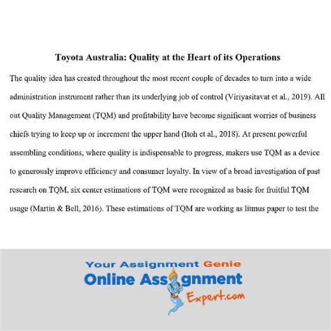 Toyota Case Study Help Online Assignment Expert