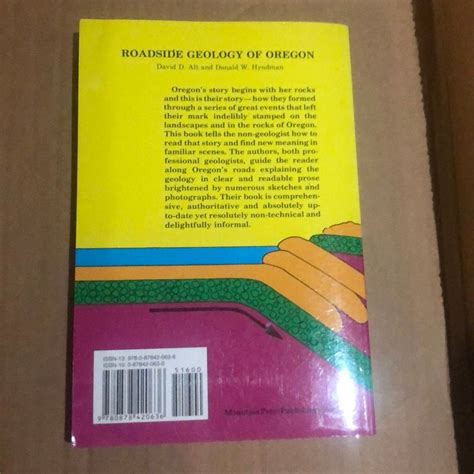 Roadside Geology Of Oregon By David D Alt Paperback Pangobooks