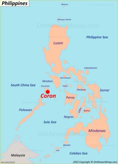 Coron Island Map | Philippines | Discover Coron Island with Detailed Maps