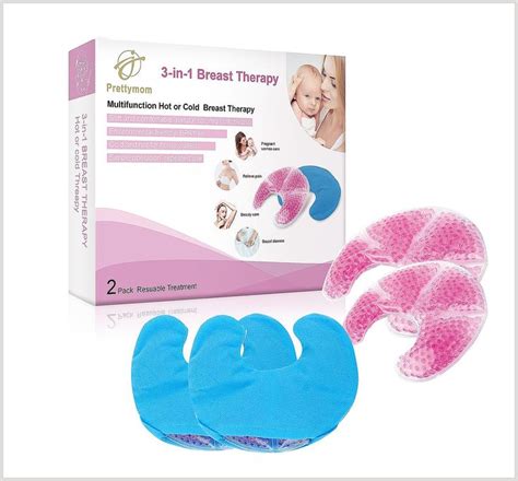 Pack Hot Cold Breast Therapy Packs Breast Ice Packs For Nursing Breast Heating Pads For
