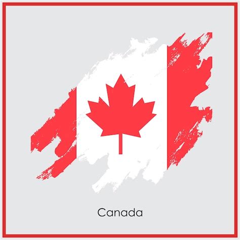 Vector bandera de canada | Vector Premium