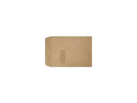 Lux Open End Window Envelopes X Grocery Bag Brown Gb