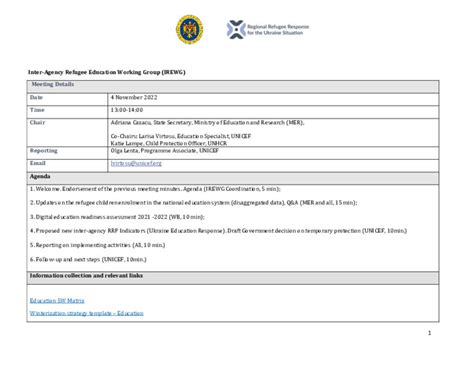 Document Ukraine Situation Moldova Inter Agency Refugee Education