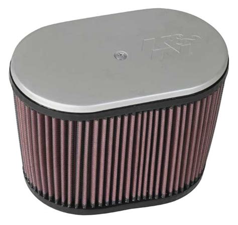 Kandn Dual Flange Oval Universal Air Filter High Performance Premium