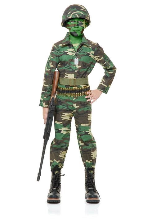 Vamei Army Suit For Kids Military Costume Army Costume For Boys Soldier