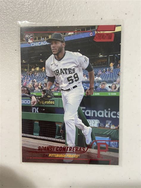 Topps Stadium Club Roansy Contreras Red Foil Rc Rookie Card