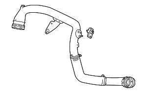 Intercooler Outlet Air Hose Gm Chevrolet Parts