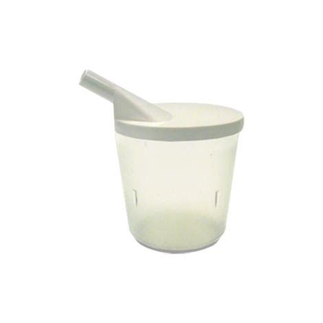 Clear Dysphagia Cup With Snorkel Lid | Dysphagia Cups