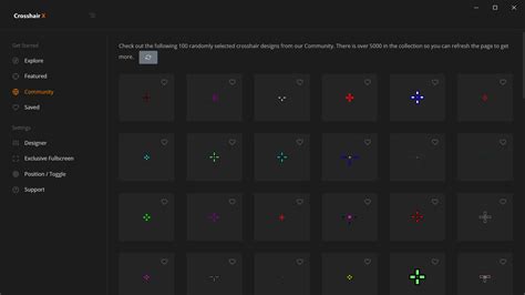 100 Crosshairs Pack In 2d Assets Ue Marketplace 40 Off