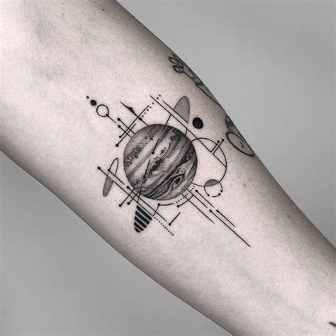 Stunning Jupiter Tattoos That Reflect Your Personality Planet